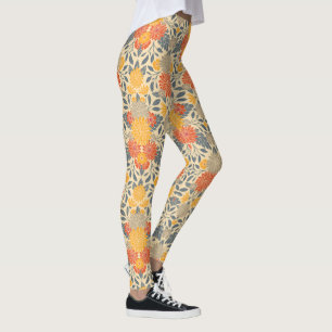 Legging Amarelo quente, laranja e azul