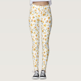 Legging Amarelo transparente aquarela