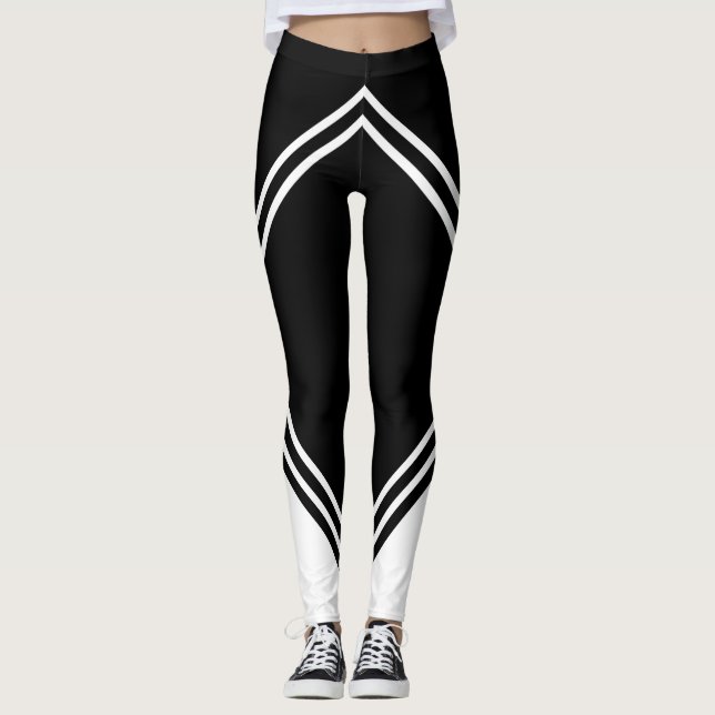 Legging AMARRE a linha reta simétrica das caneleiras (Frente)