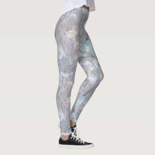 Legging Amaryllis Artística Brilho Correndo Gravidez