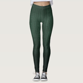 Legging Ambre verde-rústica com risca