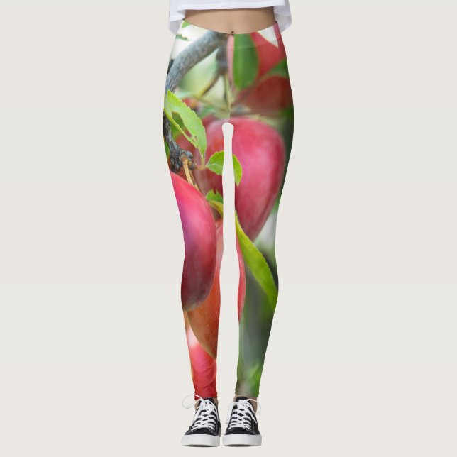 Legging Ameixa de cereja no galho (Frente)
