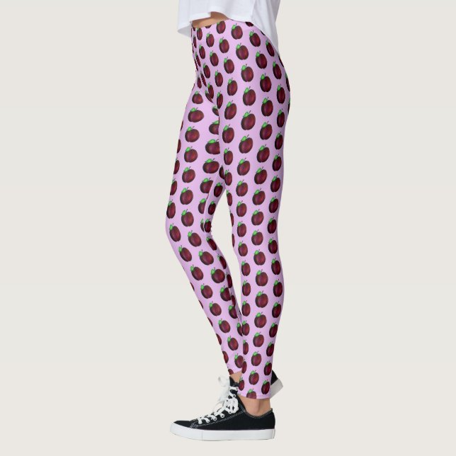 Legging Ameixas Ripas Verão Fruta (Esquerda)