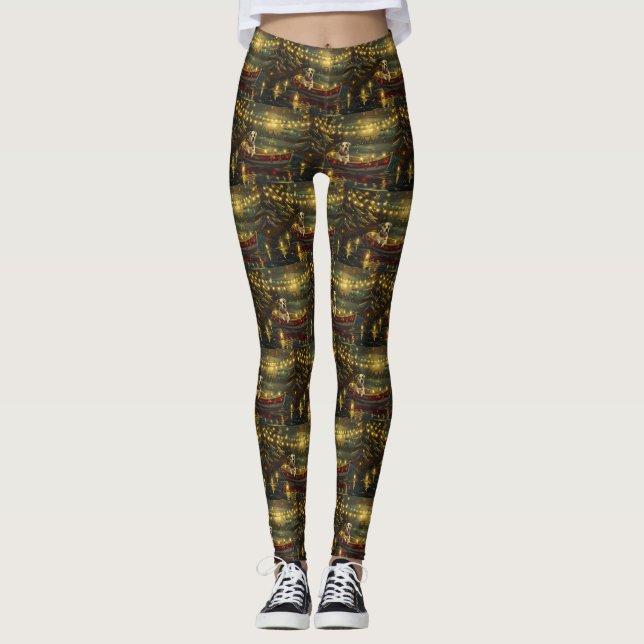 Legging American Staffordshire Natal Festivo Voyage (Frente)