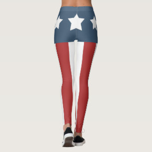 Legging Americano patriótico