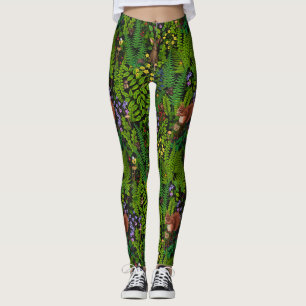 Legging Amídalas e plantas florestais