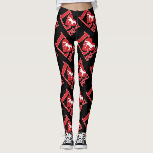 Legging Amo Cavalos, Eu amo Cavalos