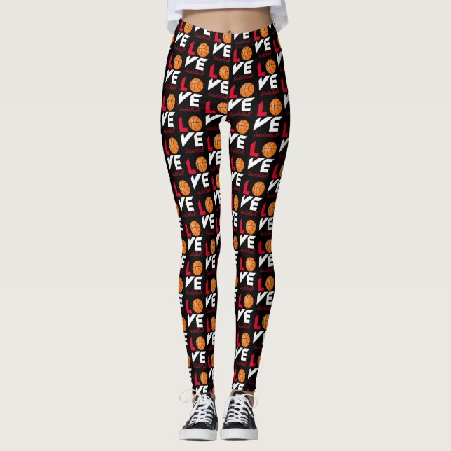 Legging Amor, basquete (Frente)