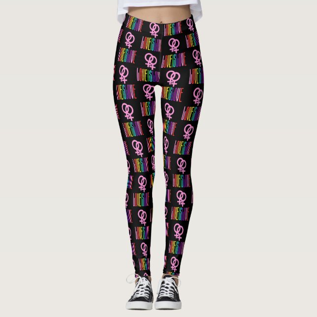 Legging Amor é Relação Lésbica Vênus Pride (Frente)