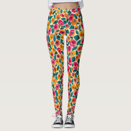 Legging Amor Floral Disperso