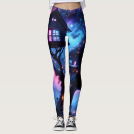 Legging Amor Luminoso: "Noites Neon e Sonhos Sem Fim"