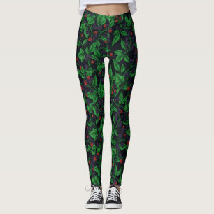 Legging Amoras negras em cinzas escuras
