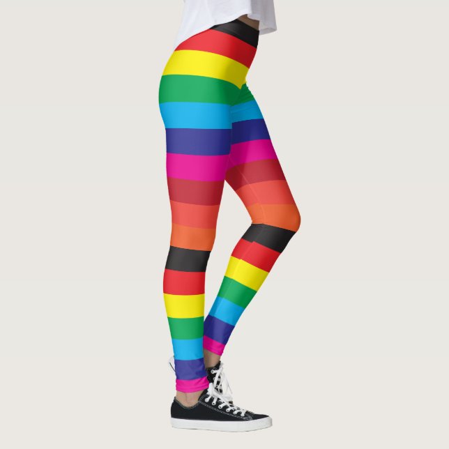 Legging amostras coloridas arco-íris (Direita)
