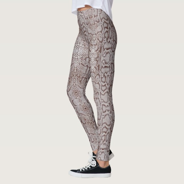 Legging Anaconda Snakeskin branco natural (Esquerda)
