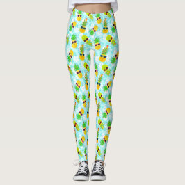 Legging Ananás de Natal Tropicais Engraçado