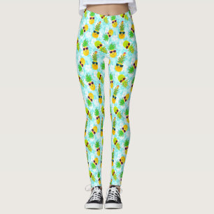 Legging Ananás de Natal Tropicais Engraçado