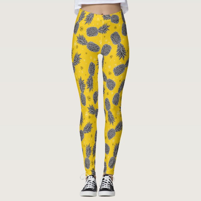 Legging Ananases No Dourado 2 (Frente)
