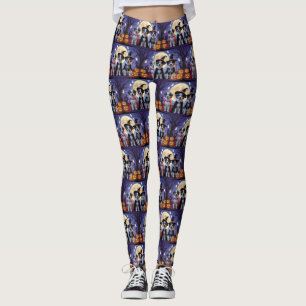 Legging Anatólia Shepherd Dogs Pumpkin Halloween Engraçado