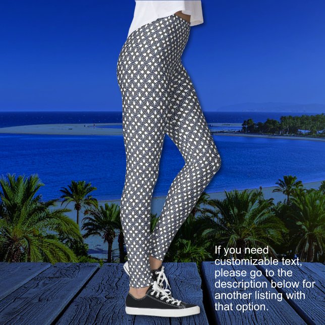 Legging Anéis Borromeanos - Azul Roxo e Cinza-Sem Texto (Borromean Rings - Blue Purple and Gray-No Text Leggings)