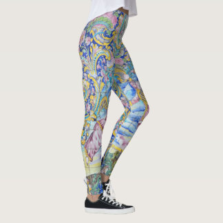 Legging Anel persa de chave design
