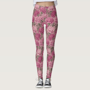 Legging Anêmonas Elegantes Acentuam a Maternidade
