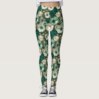 Legging  Anemones flower Yoga Anemones Luxury Mothers Day 