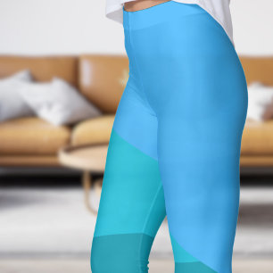 Legging Ângulos Azuis Chic