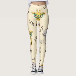Legging Animais Africanos: Padrões Bons Sem Costura