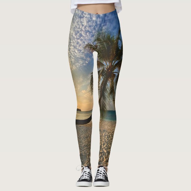 Legging Animais do mar bonito (Frente)