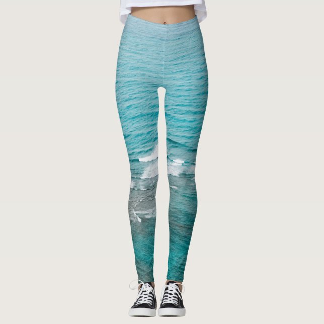 Legging Animais do mar legal (Frente)