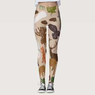 Legging Animais Florestais