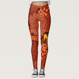 Legging ANIMAIS FLORESTAIS, DERES POR UM FLORESTA Amarelo 