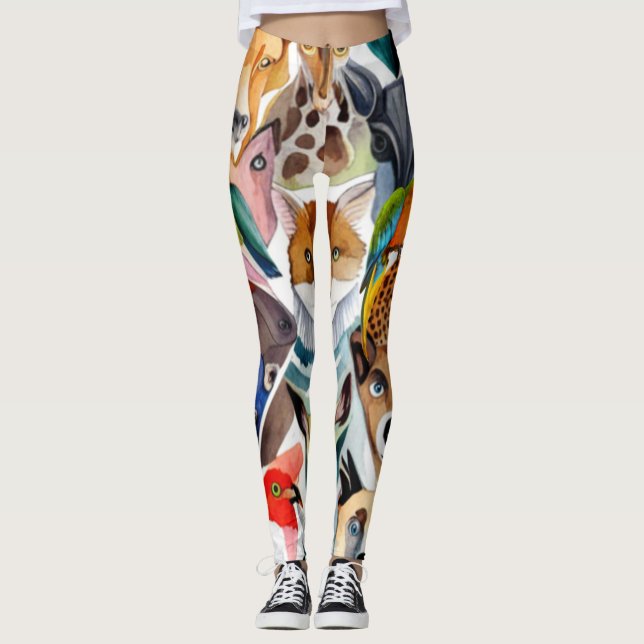 Legging Animais incríveis (Frente)