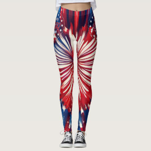 Legging Aniversário de 250 anos da América 1776-2026 Fogos