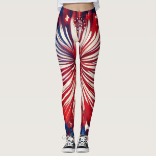 Legging Aniversário de 250 anos da América 1776-2026 Fogos