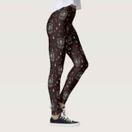 Legging Anjo de Natal Gótico Escuro