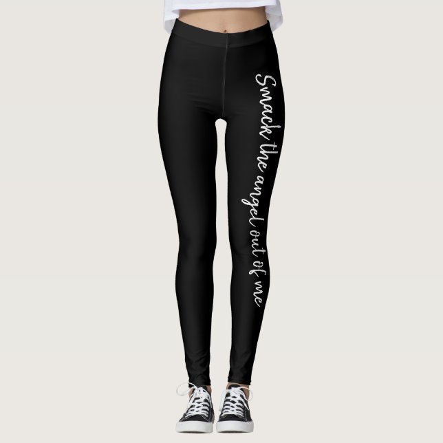 Legging Anjo sobrenatural suspiro me bate na calça (Frente)