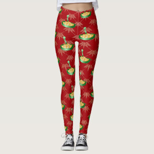 Legging Ano Novo Chinês do Dinheiro da Fortuna de Cobra 20
