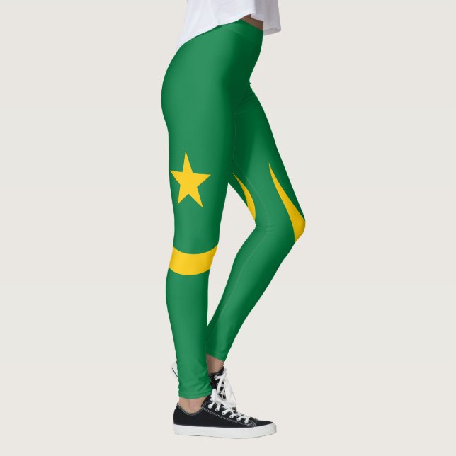 Legging Antiga bandeira da Mauritânia (Direita)