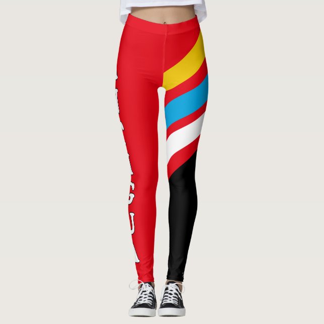 Legging Antiga clássica colorida (Frente)