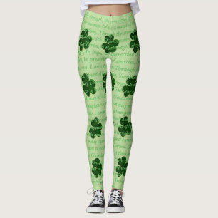 Legging Antiga Rua de Poemas Irlandeses. Patrick Hymn The