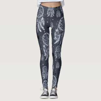 Legging apanhador de sonhos azul-marinho