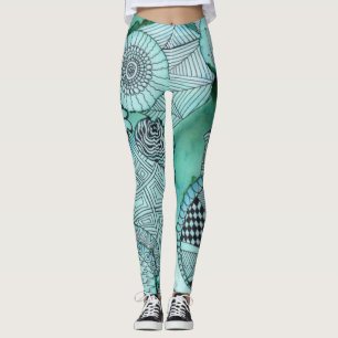 Legging Apenas caneleiras da cerceta