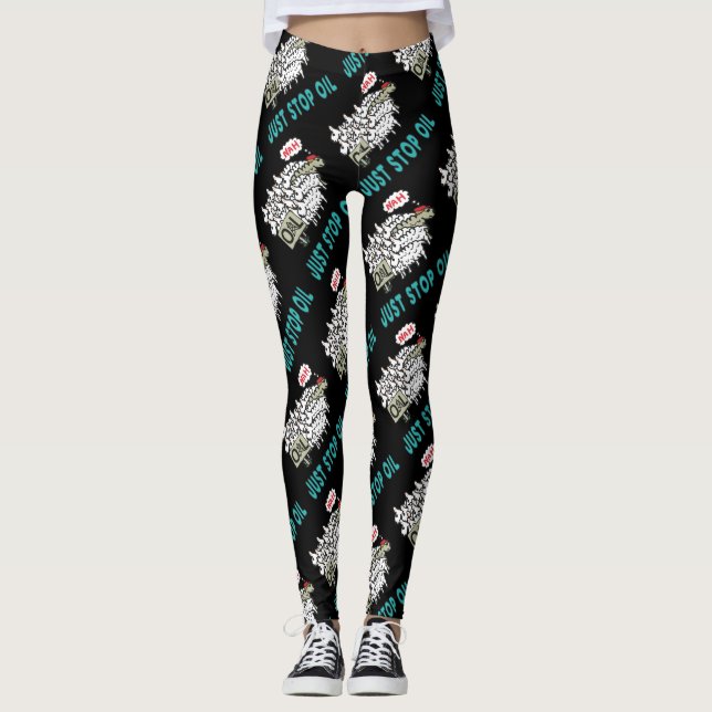 Legging Apenas Pare O Óleo (Frente)