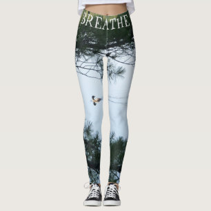 LEGGING APENAS RESPIRE CANELEIRAS DA IOGA DO