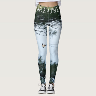 LEGGING APENAS RESPIRE CANELEIRAS DA IOGA DO