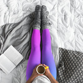 Legging Aqua Azul e Hot Pink Miami Ombre