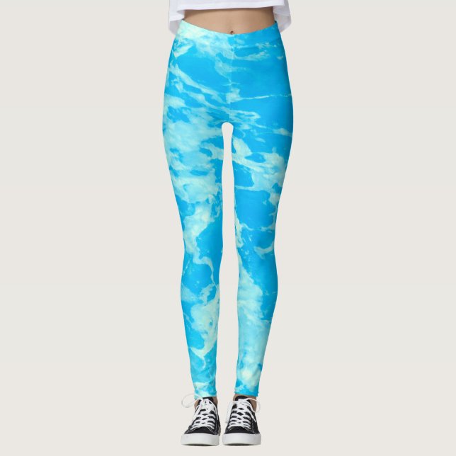 Legging Aqua Blue Ocean (Frente)