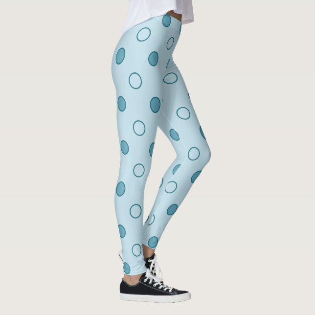 Legging Aqua Bolinhas 2 (Direita)