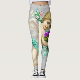Legging Aqua Cinza Cherub Angel